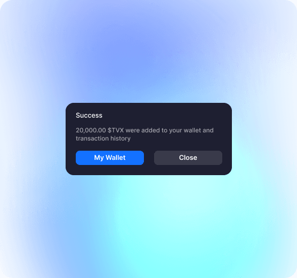Receive Your Tokens